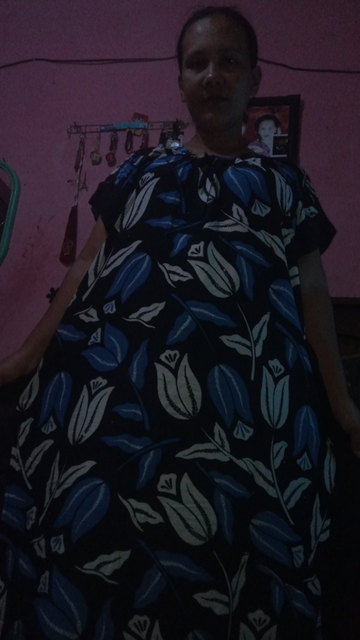 Daster Jumbo Lowo Daun Mas Baju Tidur Wanita Murah Kekinian Batik Pekalongan