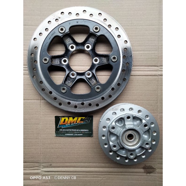 tromol depan set disc Tiger Revo original tromol depan Tiger Revo original