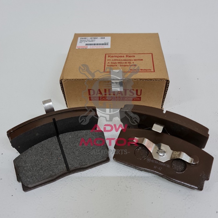 Kampas Rem Depan Brake Pad Daihatsu ZEBRA 1.3 ESPASS