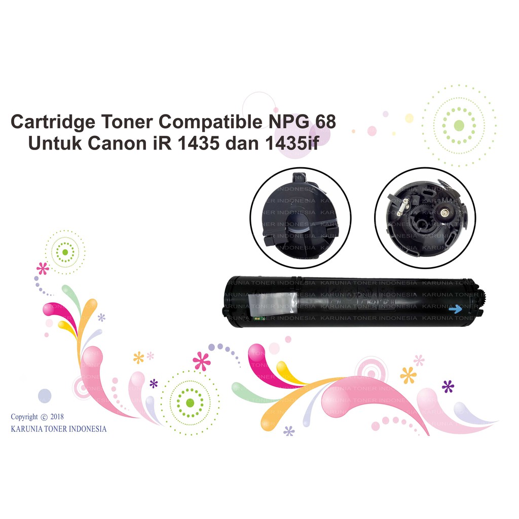 Cartridge Toner Compatible NPG 68 Untuk Canon iR 1435 dan 1435if