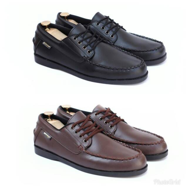 Sepatu Formal Pria Original Cozy Monza Sepatu Pantofel Kerja Santai Kondangan Main Hitam Coklat