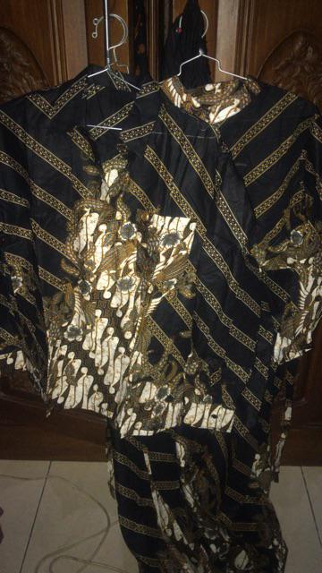 Gamis Batik Couple 2668 Untuk Kepesta Dan Kekantor