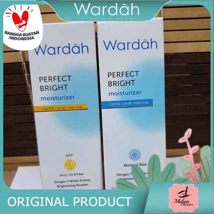 WARDAH PERFECT BRIGHT MOISTURIZER [KUNING/BIRU] 20 ML