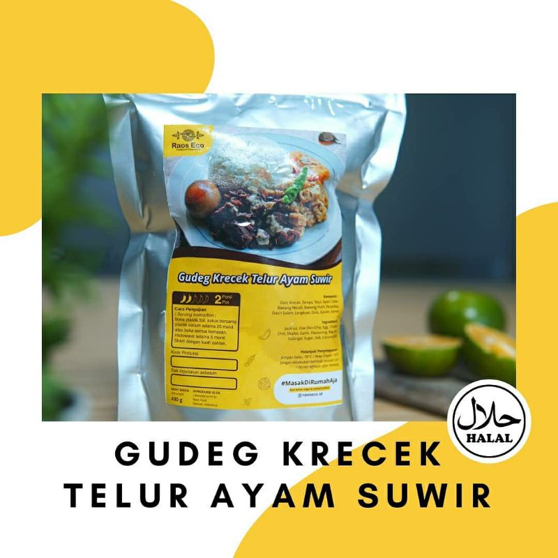 

Frozen Food Gudeg Krecek Ayam Telur Original by Bossman Mardigu WP