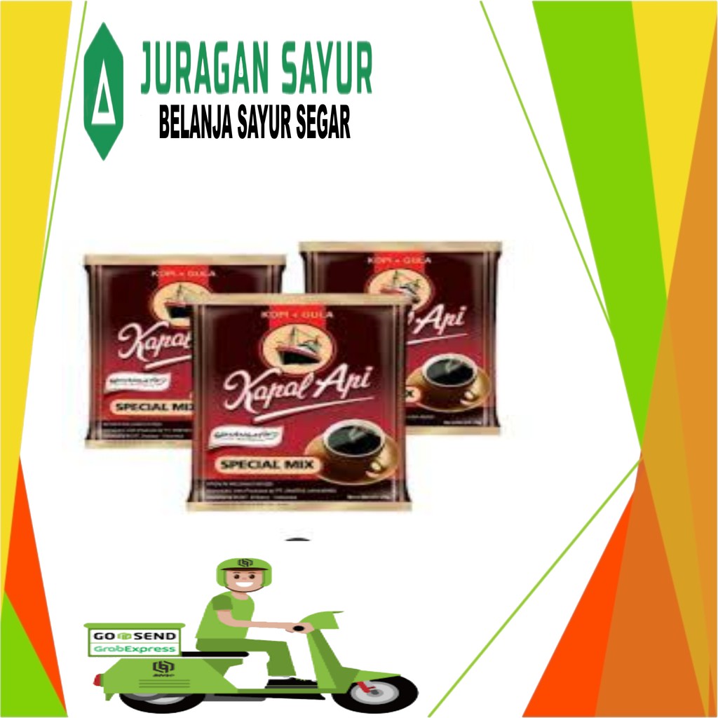 

Kopi Hitam kapal api isi 10 sachet