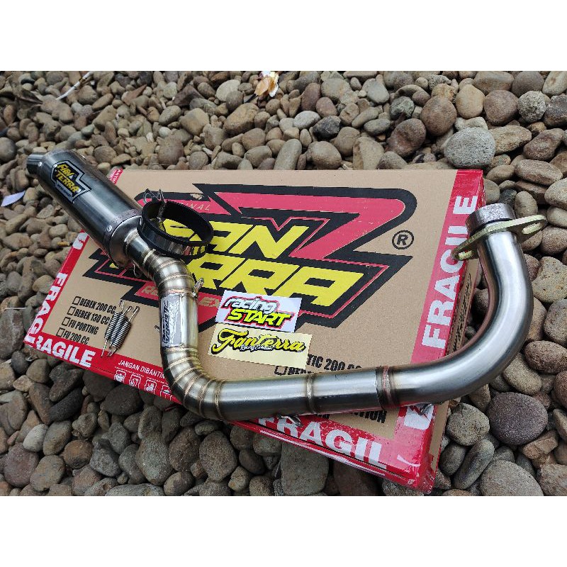 KNALPOT FANTERRA MIO 155cc &amp; 200CC Stainless stell