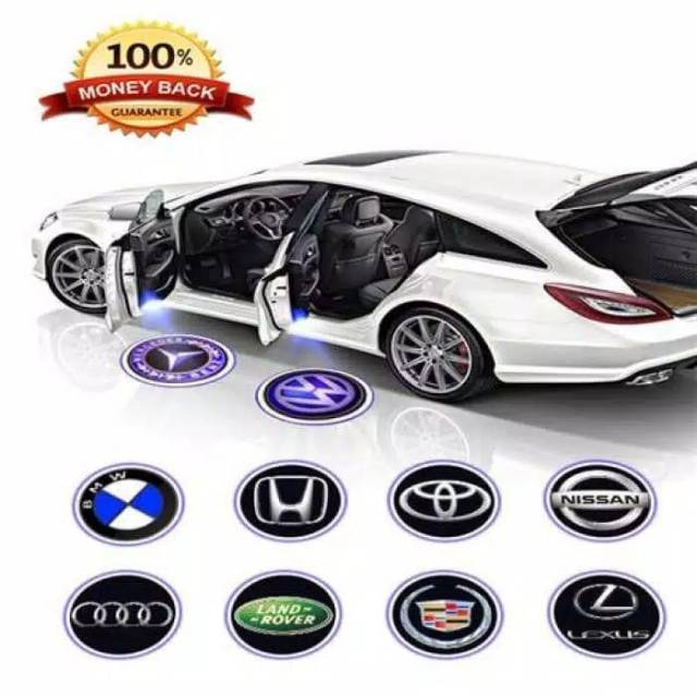 Doorlight Door light lampu led sorot proyektor wireless honda toyota mazda audi bmw mitsubishi dll