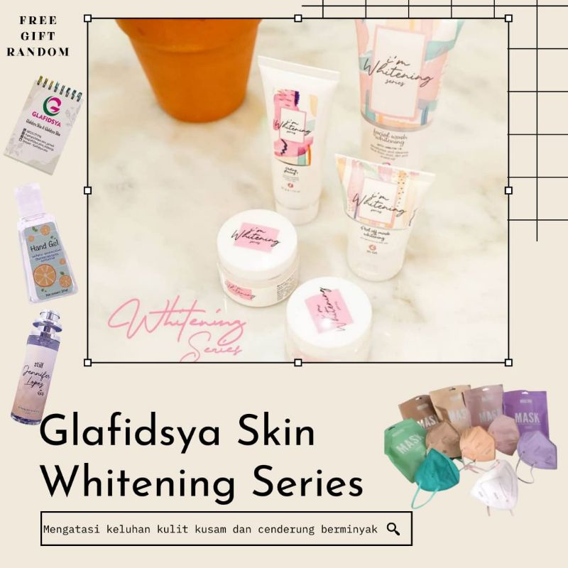 ECERAN - PAKET WHITENING GLAFIDSYA SKIN RESELLER RESMI