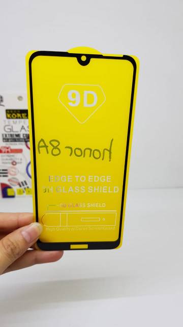 KOREAN Tempered Glass Honor 8A 6.01&quot; FULL SCREEN Guard TG 5D Huawei Honor Play 8A FULL GLUE