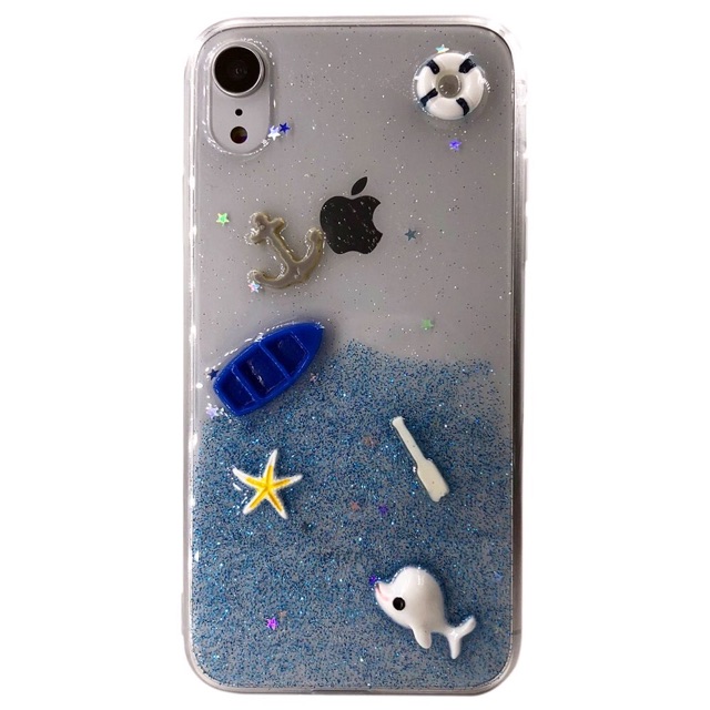 Sea Glitter Case Samsung NOTE 4 5 6 7 FE 8 9 10 LITE 20 PLUS A7 A9 2018 A8 A9 STAR M10 M20 M21 M31 M30 M30S A10 A10S A20 A20S A21S A30 A30S A50 A50S A70 A80