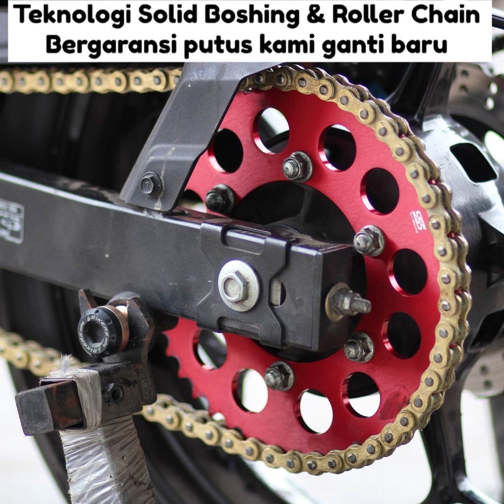 FLASHSALE  rantai 520 H gold willwood 130L tiger r25 mt25 ninja 250 r karbu 250 fi z250  er6 er6 nin