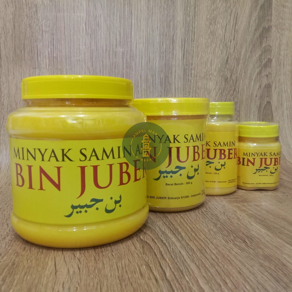 Minyak Samin Bin Juber Original Kemasan 500 gram Minyak Samin kemasan 250 gram dan 150 gram