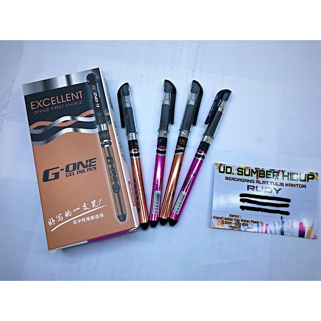 

Pulpen Excellent G-One ( Gell ink Pen )