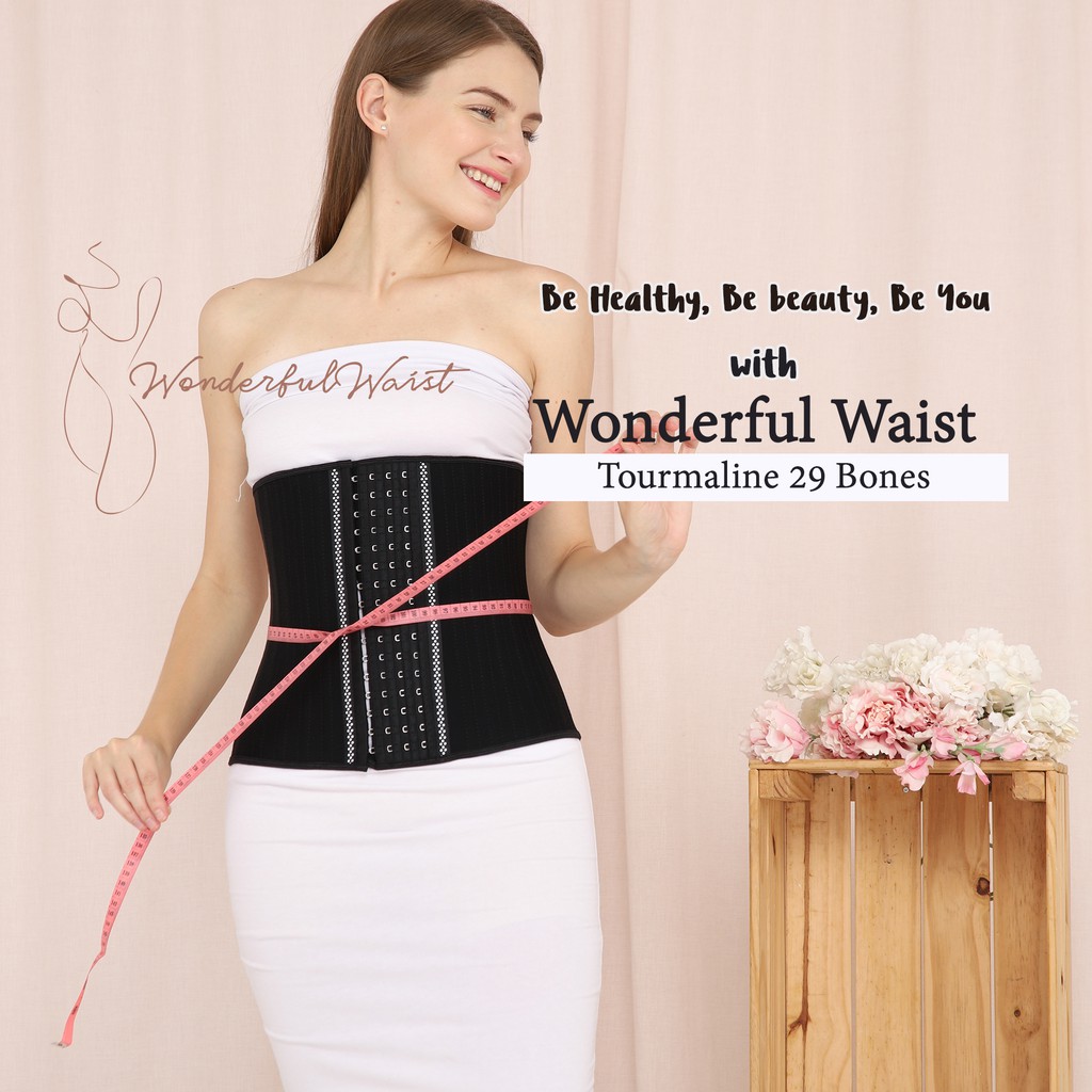 korset 29 tulang baja tourmaline / waist trainer 29 steel bones / korset diet / korset pinggang