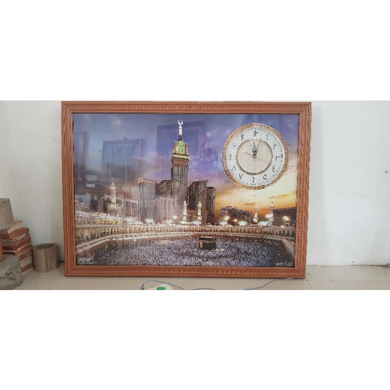 Kaligrafi kakbah lampu mekah nabawi madinah full modif B