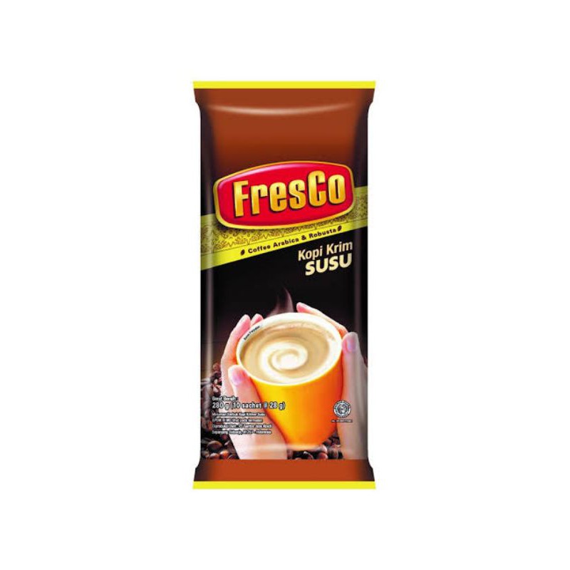 

Fresco Kopi Krim Susu isi 10 sachet