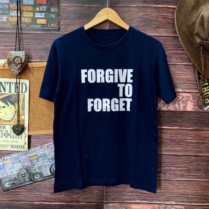 Kaos distro pria forgive to forget black kaos black kaos distro t shirt pria