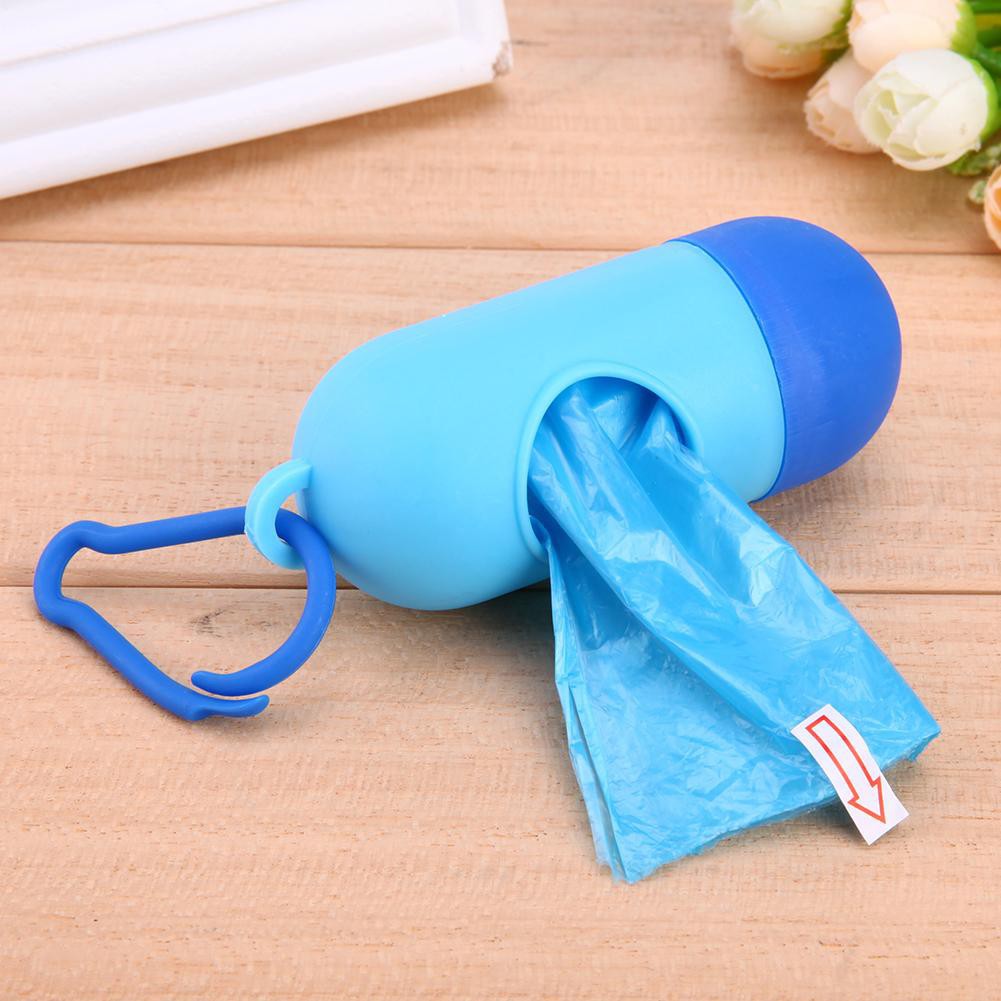 Poop Poo Bag Dispenser Plastik Tempat Kotoran Anjing Kucing + Refill