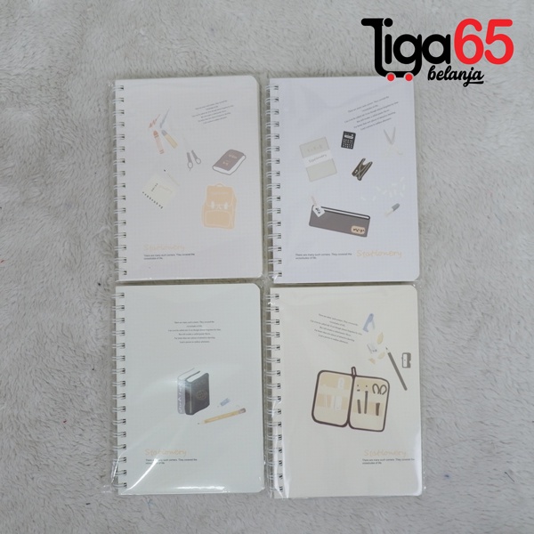 365 RING BOOK #40999 Note Book Fancy Karakter / Buku &amp; Alat Tulis