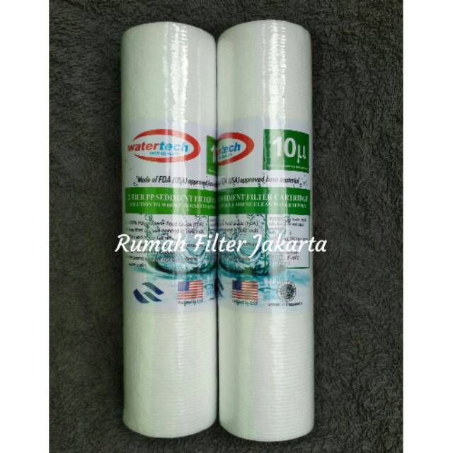 Jual Cartridge Filter Air/Saringan Air/Penjernih Air Watertech 10micr