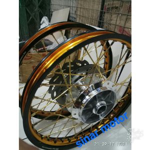 Velg TDR Sepaket Jari jari Tromol Cakram Motor Ninja R RR  Vixion  Rx King  Cb150  Satria Fu