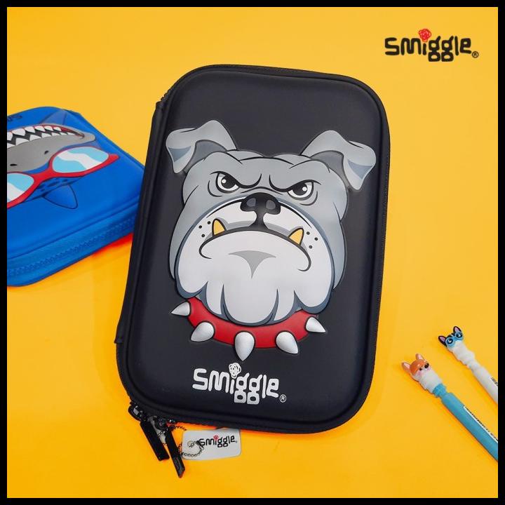 

Smgl Hardtop Pencil Case Bulldog Shark Tempat Kotak Pensil Anak Import