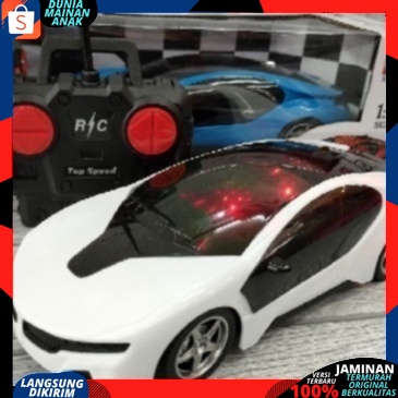 REMOTE CONTROL SUPERCAR LAMBRGNI  REMOTE CONTROL MOBIL BALAP BERLAMPU 3D FAMOUS