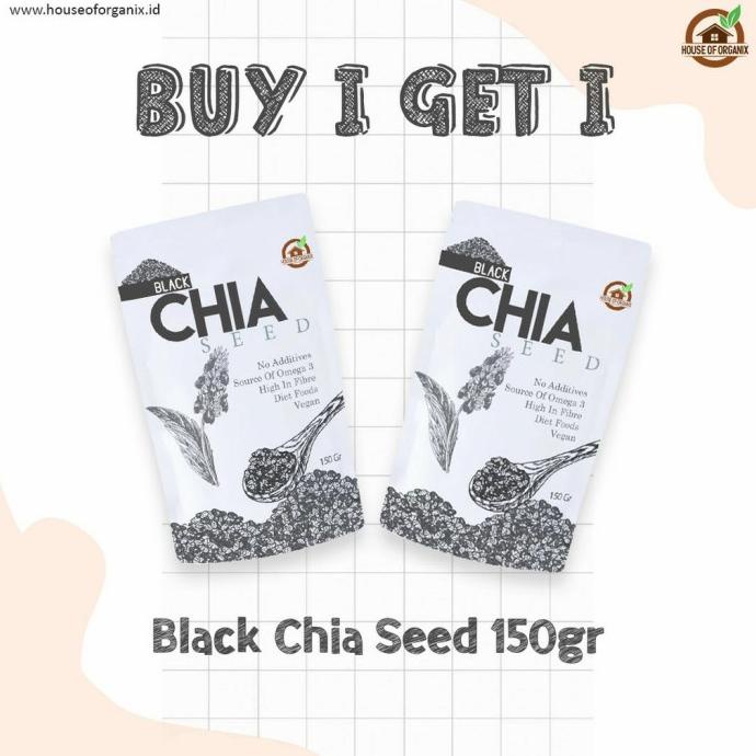 

Buy 1 Get 1 Free Organic Black Chia Seed (150 gr)