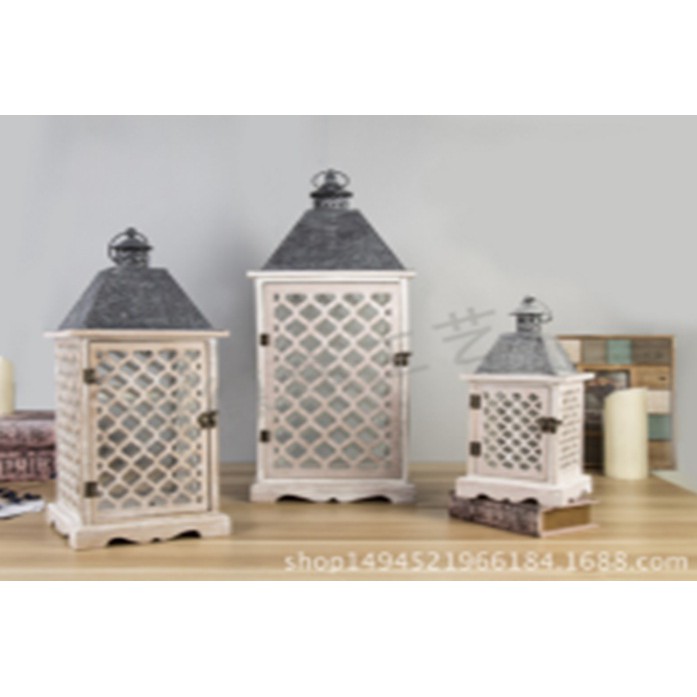 Lentera Maroko / Lentera Kayu / Tempat Lilin Unik / Tempat Lilin Antik / Lentera Dekor