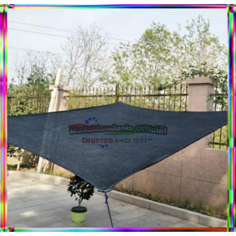 jaring atap/teduh paranet shade net 75% list terpal mata ayam