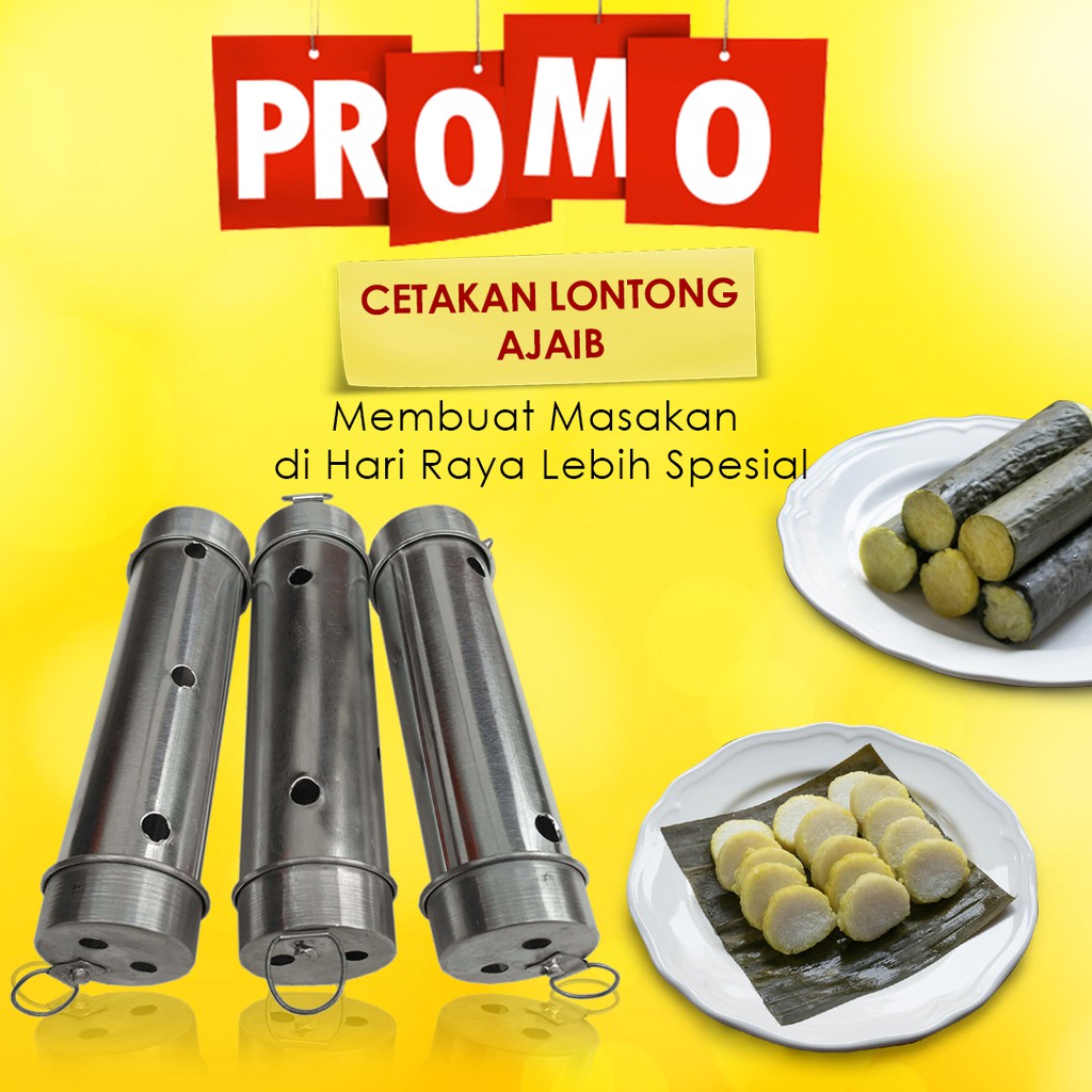 CETAKAN LONTONG STAINLESS STEEL