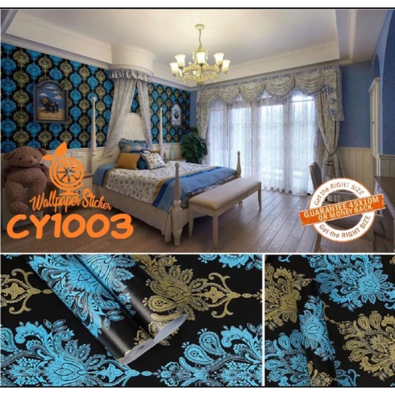 [COD]Wallpaper Stickee Dinding Motif Batik cy1003