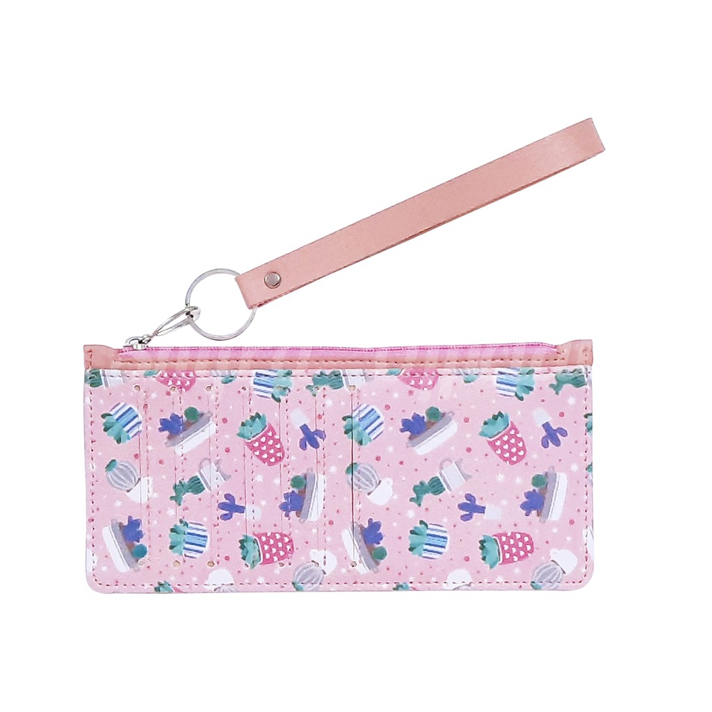 Shifra Card Holder 7 Slot Dompet Kartu Genggam Kantong Uang Colorful Pattern