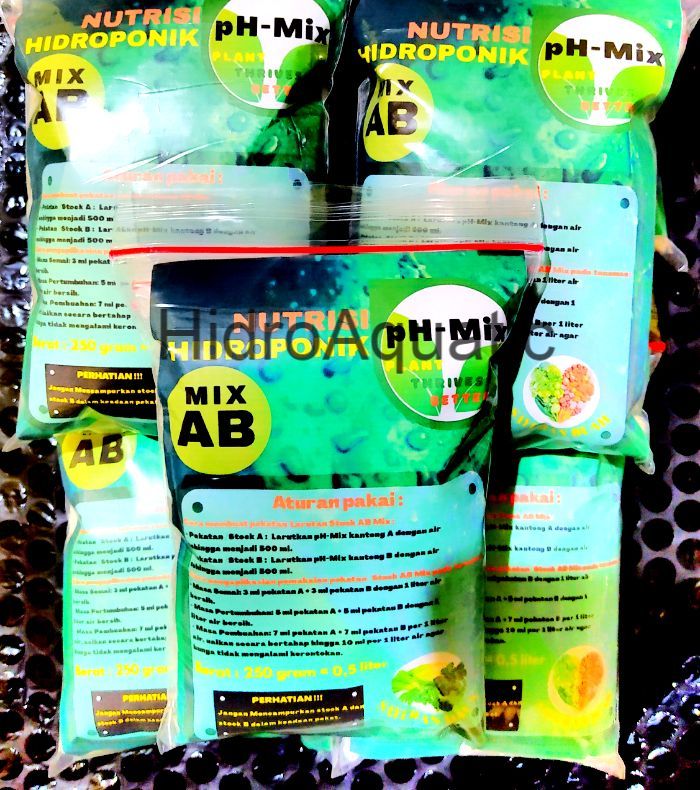 Pupuk Nutrisi Hidroponik - 250gram / 500ml ( untuk 100 liter air )