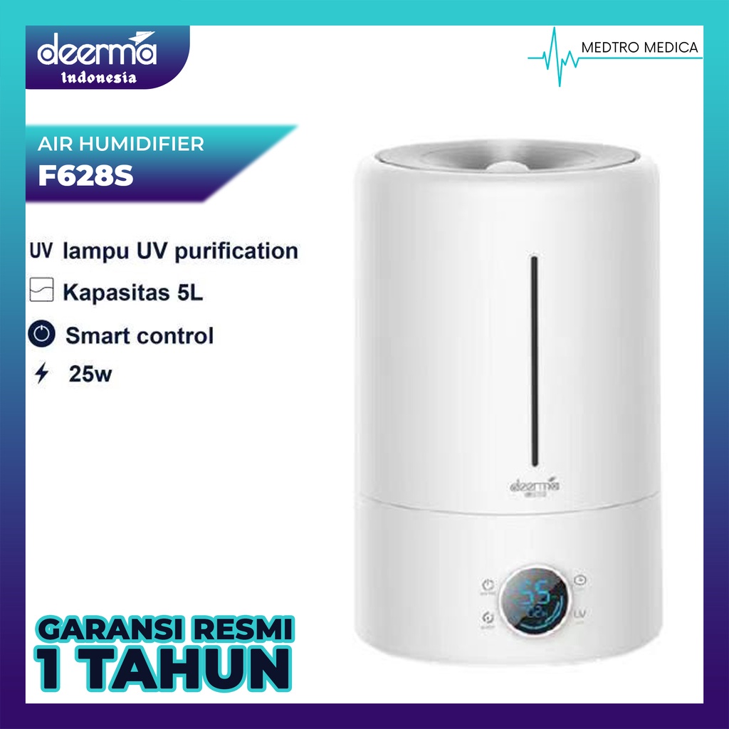 DEERMA AIR HUMIDIFIER F628s/DEERMA/HUMIDIFIER/PURIFIER/DIFFUSER/5 LITER