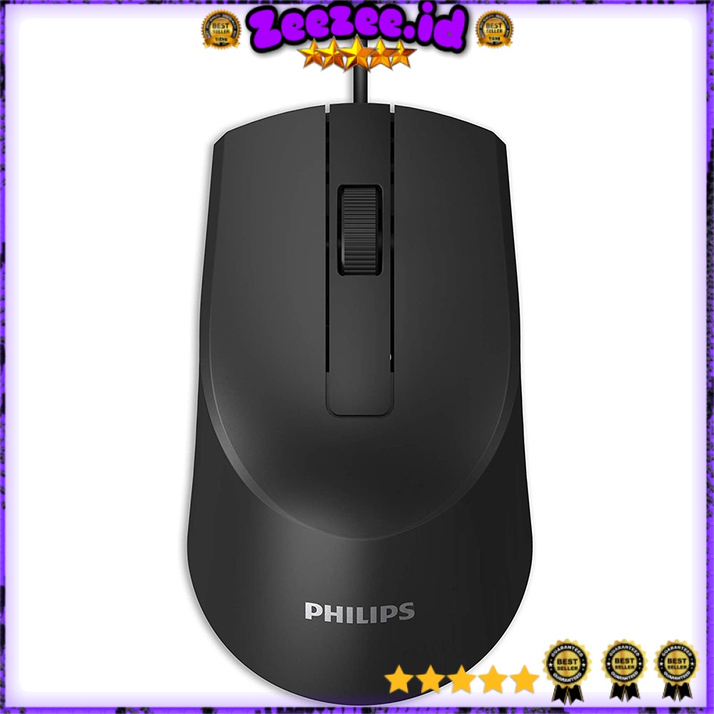 Mouse M104 Wired Optical 1000 DPI - SPK7104 - Black