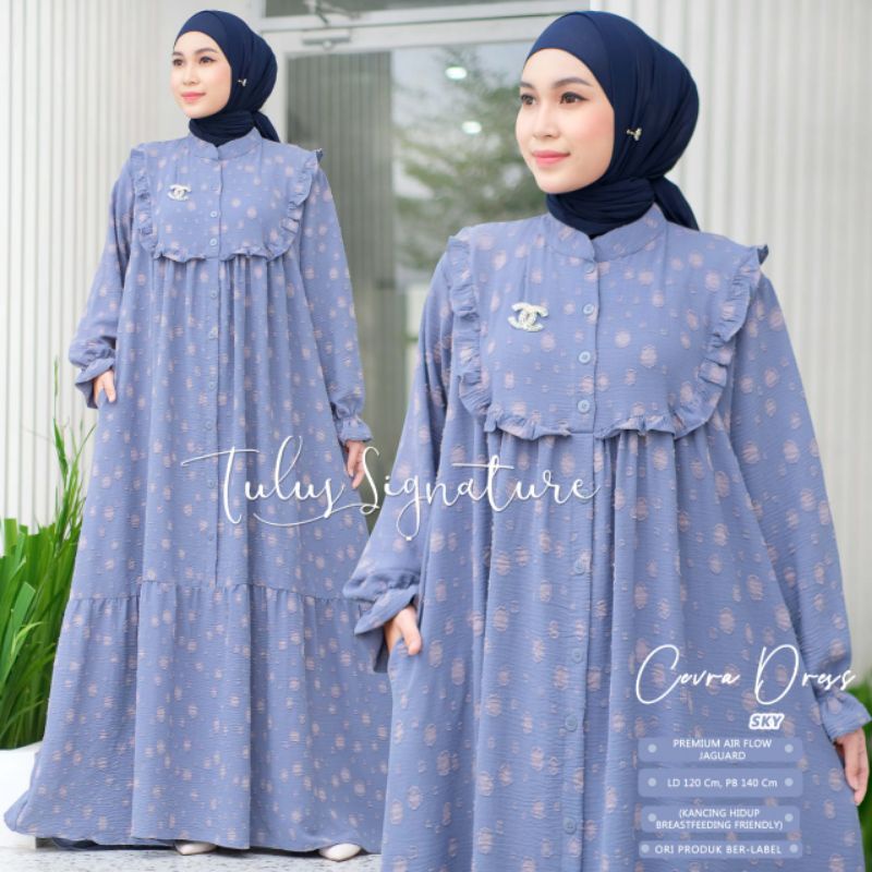 Cevra Dress Original Tulus Signature Jumbo Dress Air flow cringkle
