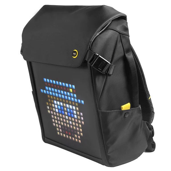 DIVOOM Pixoo M Backpack Men 15 Inch 16 × 16 RGB LED Screen Travel Black - Garansi Resmi Divoom Indonesia 1 Tahun