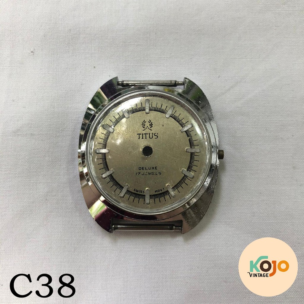 Casing Jam Tangan Pria Antik Jadul Vintage Langka Titus