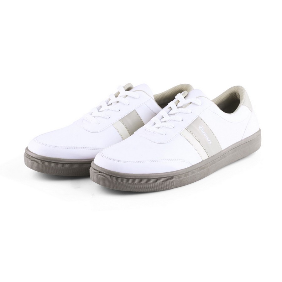 Sepatu Sneakers Putih Pria Cowok Casual F1201 NAZ Amron Store