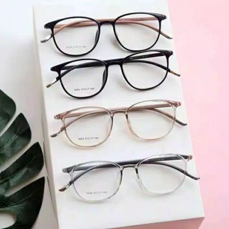 Frame lentur kacamata Elastis Kacamata Wanita Bisa Minus Plus Cylinder - lensa Bening / photcromic /
