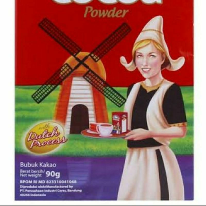 Coklat / Kakao Bubuk Windmolen Cocoa Powder 90gr Murmee READY