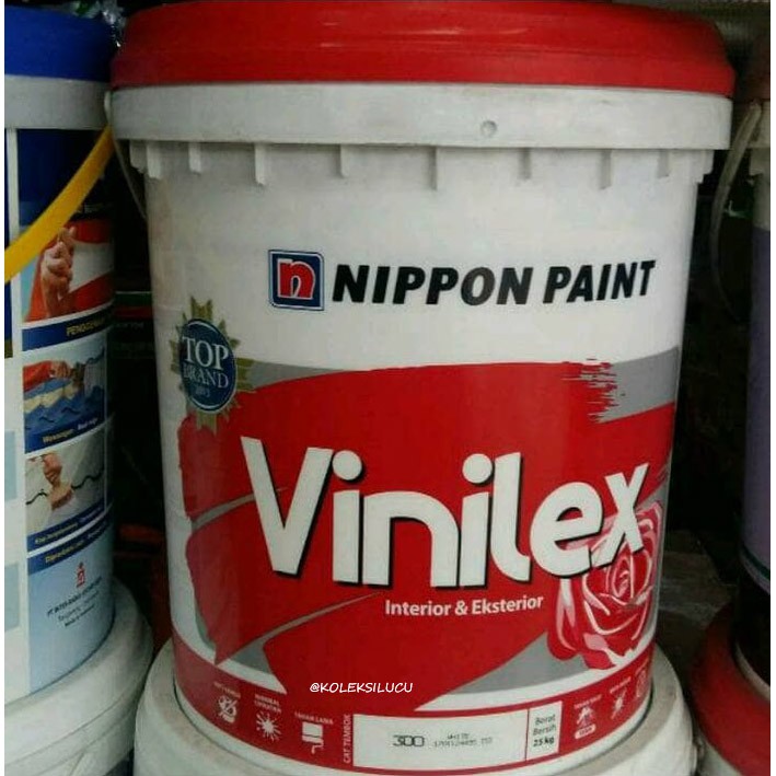 CAT TEMBOK VINILEX 25KG WARNA PUTIH 300 (KHUSUS GOJEK DR JAKARTA)