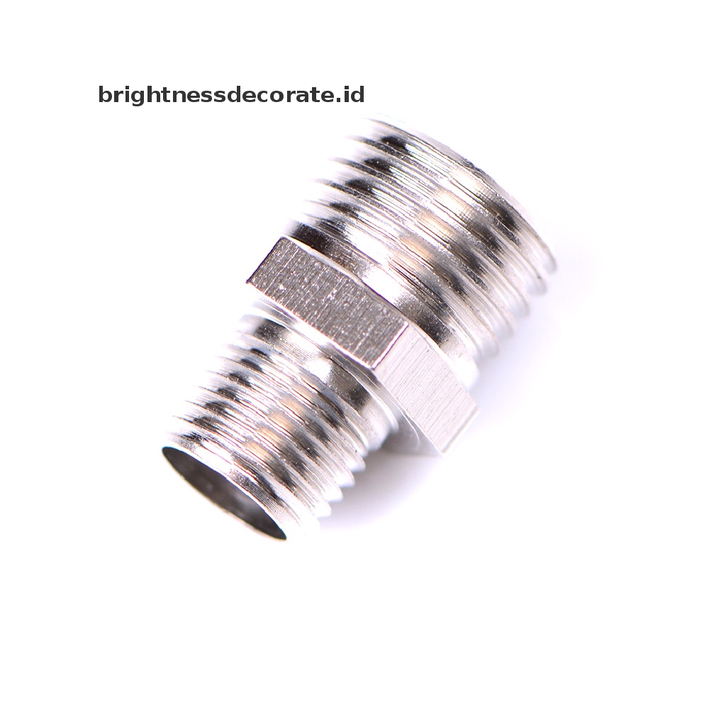 [birth] 1/4'' BSP Male to 1/8'' BSP Male Airbrush Hose Adaptor Fitting Connector [ID]