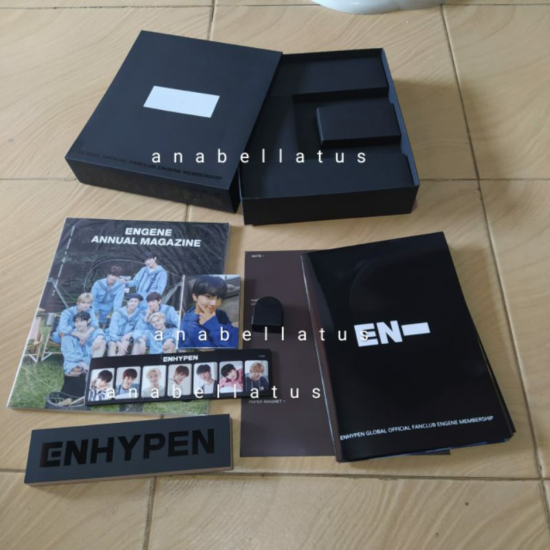 Sharing Engene Enhypen 1st Membership Kit Ready Official