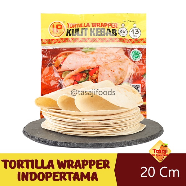 

Tortilla Wrapper Kecil 20 Cm - INDOPERTAMA Isi 13 Pcs Makanan Beku Frozen Food