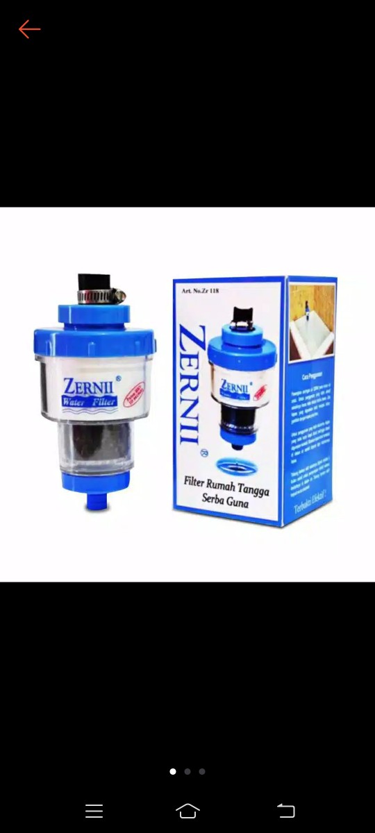 Filter Air Zerni / Water Filter Zernii