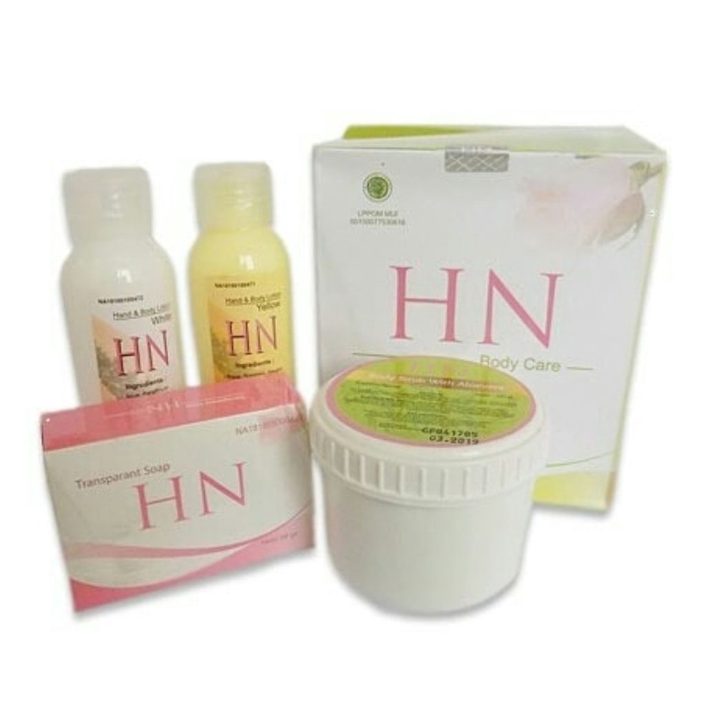 [COD] HN BODY CARE PAKET 4IN1 dengan SPF 30 Memberikan Perlindungan Ganda Terhadap Kulit Halus &amp; Harum.