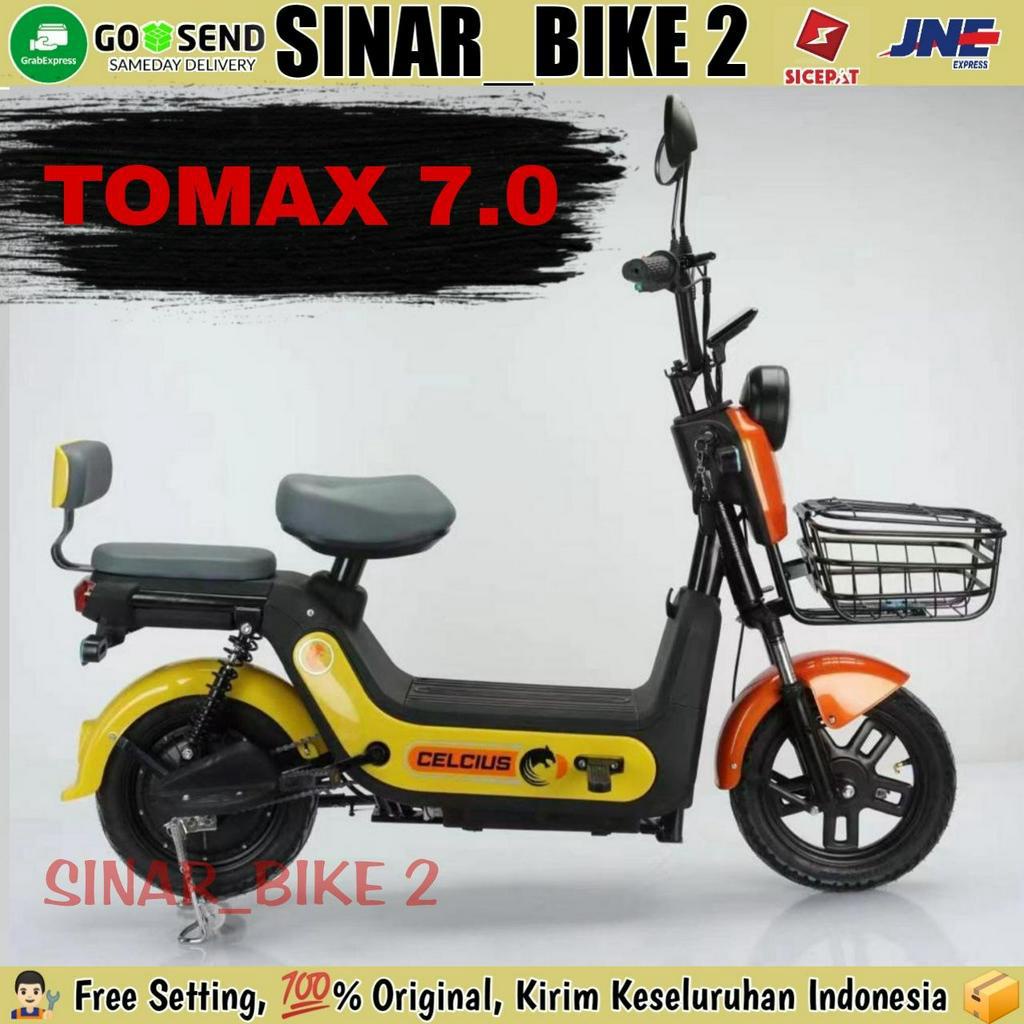 Sepeda Listrik CELCIUS TOMAX 8.0 450 Watt Electric E Bike