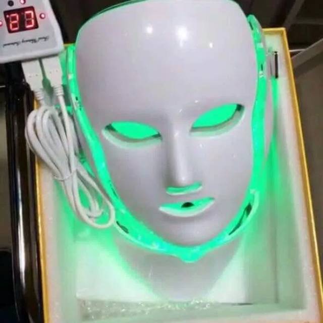 Led mask + neck topeng pdt
